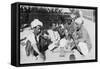 Hindus Gambling, India, 1916-1917-null-Framed Stretched Canvas