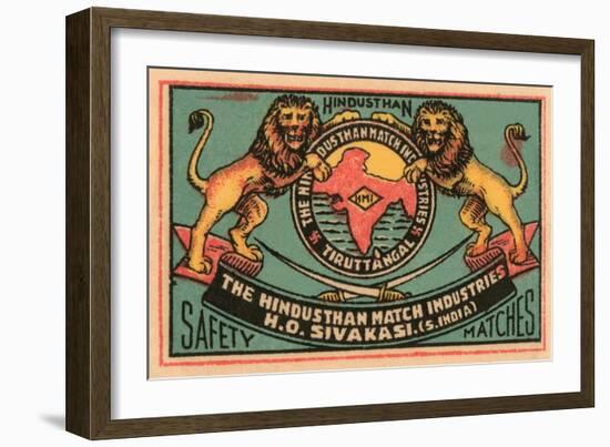 Hindusthan Safety Matches-null-Framed Art Print