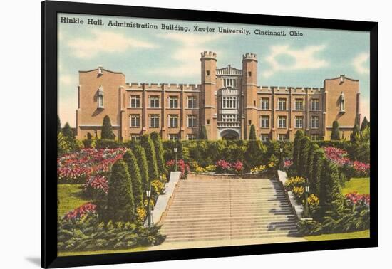 Hinkle Hall, Xavier University, Cincinnati-null-Framed Art Print