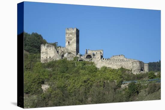 Hinterhaus castle ruins, Spitz, Wachau Valley, UNESCO World Heritage Site, Lower Austria, Austria, -Rolf Richardson-Stretched Canvas