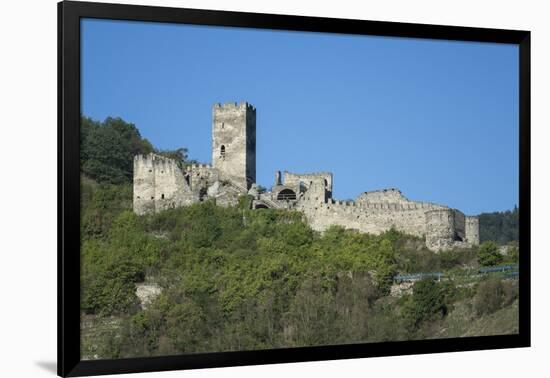 Hinterhaus castle ruins, Spitz, Wachau Valley, UNESCO World Heritage Site, Lower Austria, Austria, -Rolf Richardson-Framed Photographic Print