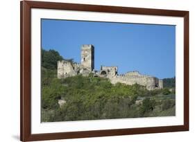 Hinterhaus castle ruins, Spitz, Wachau Valley, UNESCO World Heritage Site, Lower Austria, Austria, -Rolf Richardson-Framed Photographic Print