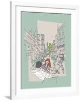 Hinterland London-Ken Hurd-Framed Giclee Print