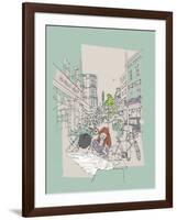 Hinterland London-Ken Hurd-Framed Giclee Print