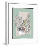 Hinterland London-Ken Hurd-Framed Giclee Print