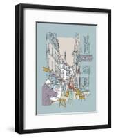 Hinterland Paris-Ken Hurd-Framed Giclee Print