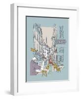 Hinterland Paris-Ken Hurd-Framed Giclee Print