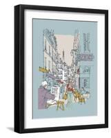 Hinterland Paris-Ken Hurd-Framed Giclee Print