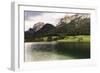 Hintersee, Ramsau, Bavaria, GER: Hintersee High Towering Mts Popular Location For Landscapists-Axel Brunst-Framed Photographic Print