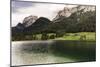 Hintersee, Ramsau, Bavaria, GER: Hintersee High Towering Mts Popular Location For Landscapists-Axel Brunst-Mounted Photographic Print