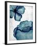 Hints of Teal 1-Kimberly Allen-Framed Art Print