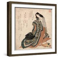 Hiogi-Katsushika Hokusai-Framed Giclee Print