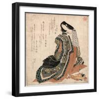 Hiogi-Katsushika Hokusai-Framed Giclee Print