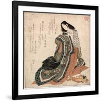 Hiogi-Katsushika Hokusai-Framed Giclee Print