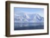 Hiorthfjellet Mountain, Adventfjorden (Advent Bay) Fjord with Sea Ice in Foreground, Svalbard-Stephen Studd-Framed Photographic Print