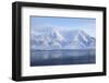 Hiorthfjellet Mountain, Adventfjorden (Advent Bay) Fjord with Sea Ice in Foreground, Svalbard-Stephen Studd-Framed Photographic Print