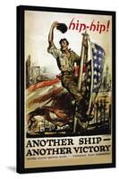 Hip-Hip! Another Ship, Another Victory, c.1918-George Hand Wright-Stretched Canvas