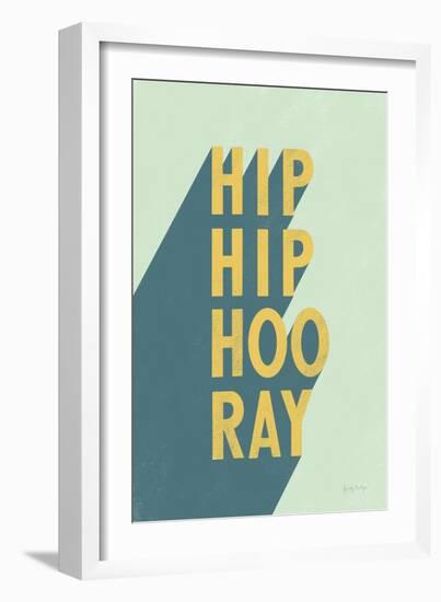 Hip Hip Hooray-Becky Thorns-Framed Art Print