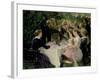 Hip Hip Hurrah! Artists' Party at Skagen, 1888-Peder Severin Kröyer-Framed Giclee Print