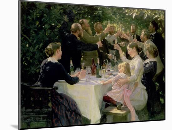 Hip Hip Hurrah! Artists' Party at Skagen, 1888-Peder Severin Kröyer-Mounted Giclee Print