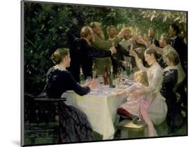 Hip Hip Hurrah! Artists' Party at Skagen, 1888-Peder Severin Kröyer-Mounted Giclee Print