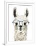 Hip Llama II-Victoria Borges-Framed Art Print