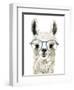 Hip Llama II-Victoria Borges-Framed Art Print