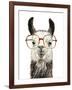 Hip Llama III-Victoria Borges-Framed Art Print