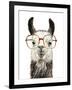 Hip Llama III-Victoria Borges-Framed Art Print