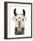 Hip Llama III-Victoria Borges-Framed Art Print