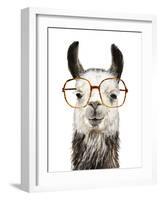 Hip Llama III-Victoria Borges-Framed Art Print