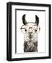 Hip Llama III-Victoria Borges-Framed Art Print