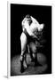 Hip Throw: Russian Wrestlers-null-Framed Art Print