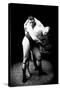 Hip Throw: Russian Wrestlers-null-Stretched Canvas