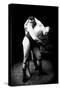 Hip Throw: Russian Wrestlers-null-Stretched Canvas