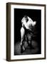 Hip Throw: Russian Wrestlers-null-Framed Art Print