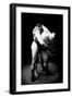 Hip Throw: Russian Wrestlers-null-Framed Art Print