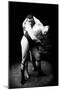 Hip Throw: Russian Wrestlers-null-Mounted Art Print