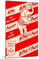 Hipop Movie Show Popcorn - the Real Treat-null-Mounted Art Print