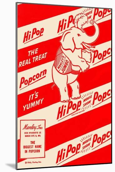 Hipop Movie Show Popcorn - the Real Treat-null-Mounted Art Print