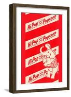 Hipop Movie Show Popcorn-null-Framed Art Print