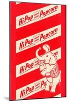 Hipop Movie Show Popcorn-null-Mounted Art Print