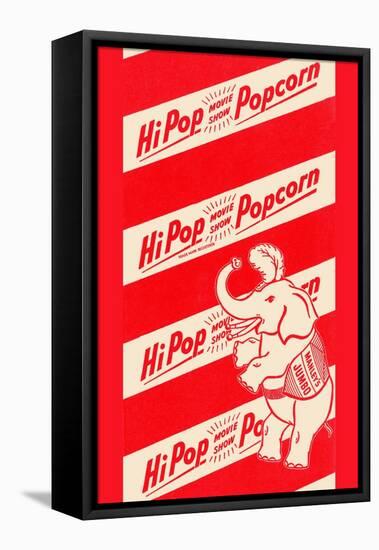 Hipop Movie Show Popcorn-null-Framed Stretched Canvas