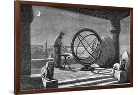 Hipparchus, Ancient Greek Astronomer, 2nd Century BC-null-Framed Giclee Print