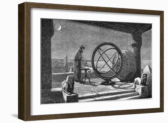 Hipparchus, Ancient Greek Astronomer, 2nd Century BC-null-Framed Giclee Print