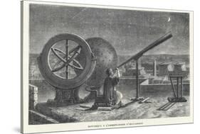 Hipparchus at Alexandria Observatory-John Singer Sargent-Stretched Canvas