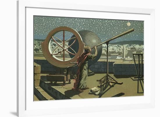 Hipparchus in the Observatory in Alexandria-Josep or Jose Planella Coromina-Framed Giclee Print