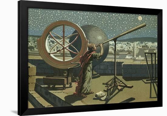 Hipparchus in the Observatory in Alexandria-Josep or Jose Planella Coromina-Framed Giclee Print