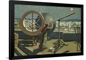 Hipparchus in the Observatory in Alexandria-Josep or Jose Planella Coromina-Framed Giclee Print