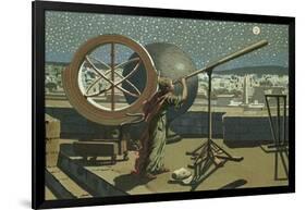 Hipparchus in the Observatory in Alexandria-Josep or Jose Planella Coromina-Framed Giclee Print